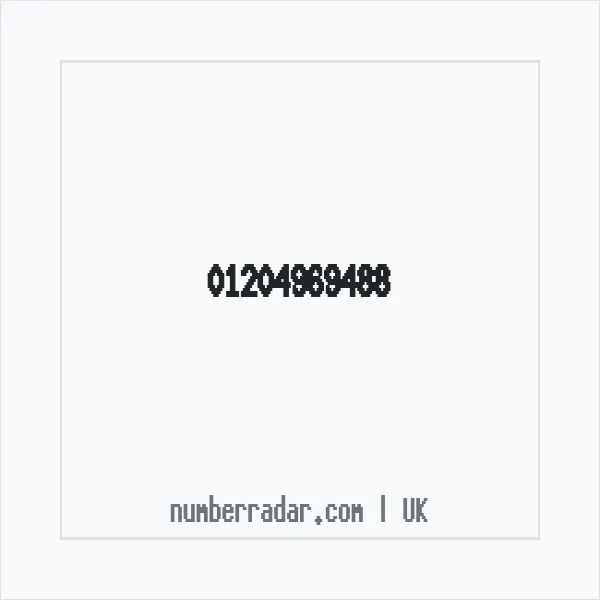Reverse number check for +44 1204 969488 — who called me?