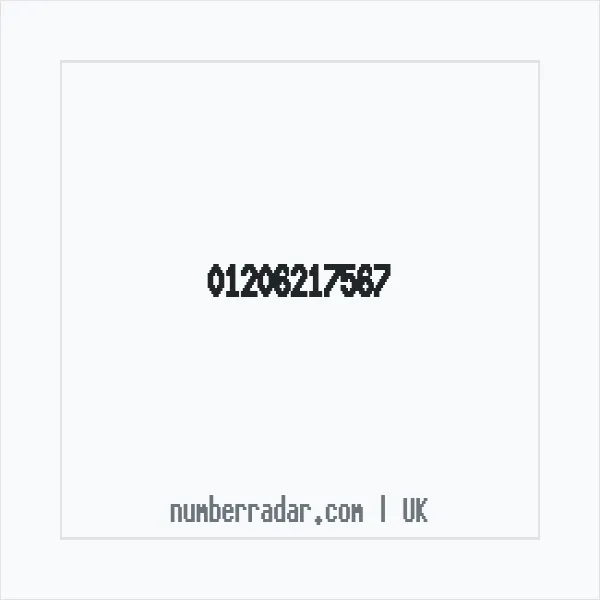 Reverse number check for +44 1206 217567 — who called me?