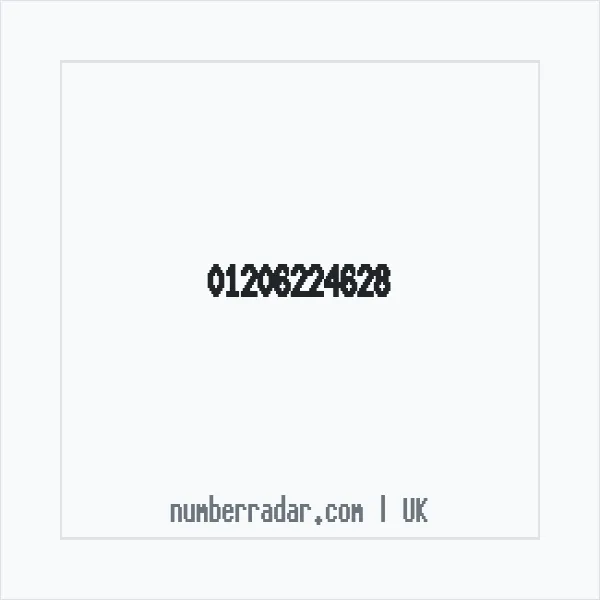 Reverse number check for +44 1206 224628 — who called me?