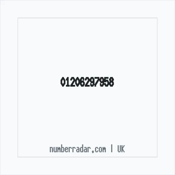 Reverse number check for +44 1206 297958 — who called me?