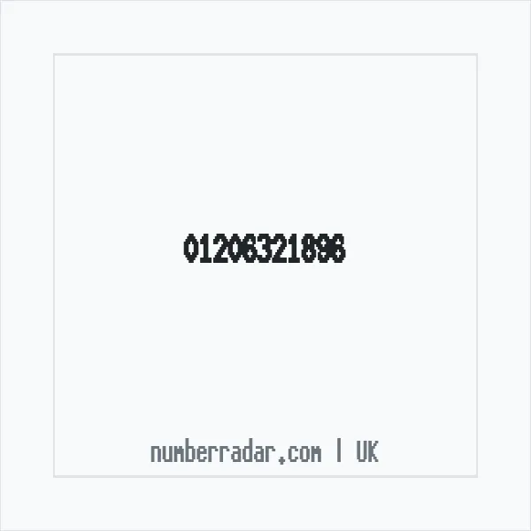Reverse number check for +44 1206 321896 — who called me?