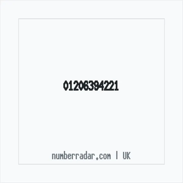 Reverse number check for +44 1206 394221 — who called me?
