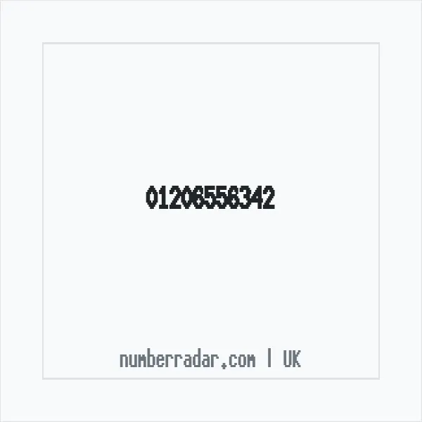 Reverse number check for +44 1206 556342 — who called me?