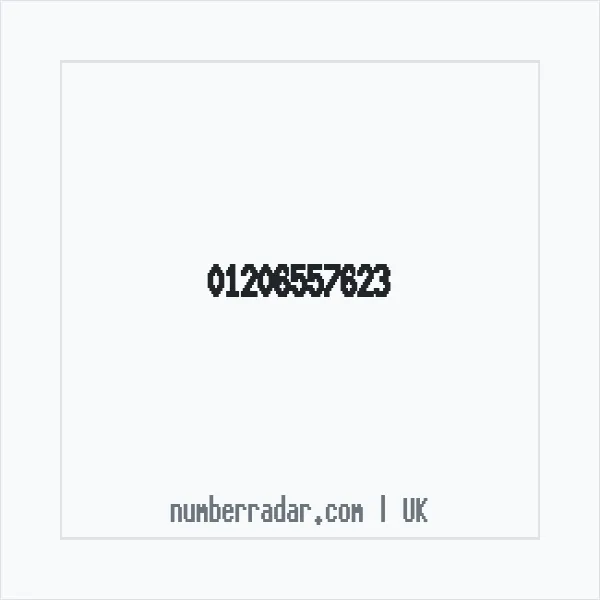 Reverse number check for +44 1206 557623 — who called me?