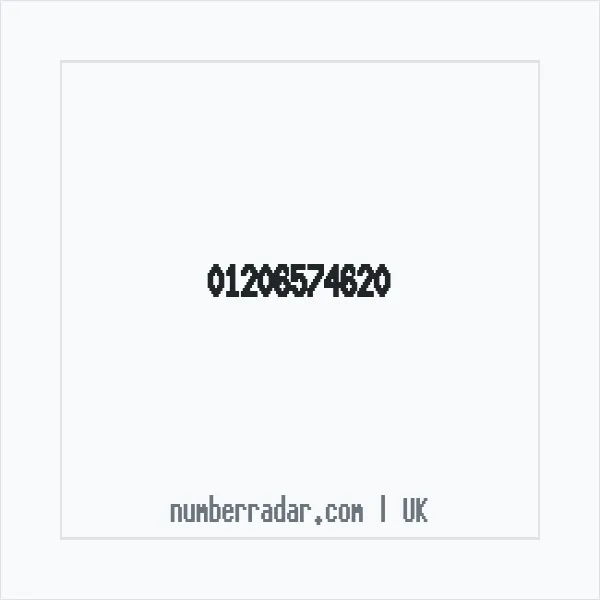 Reverse number check for +44 1206 574620 — who called me?