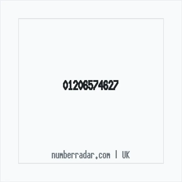 Reverse number check for +44 1206 574627 — who called me?