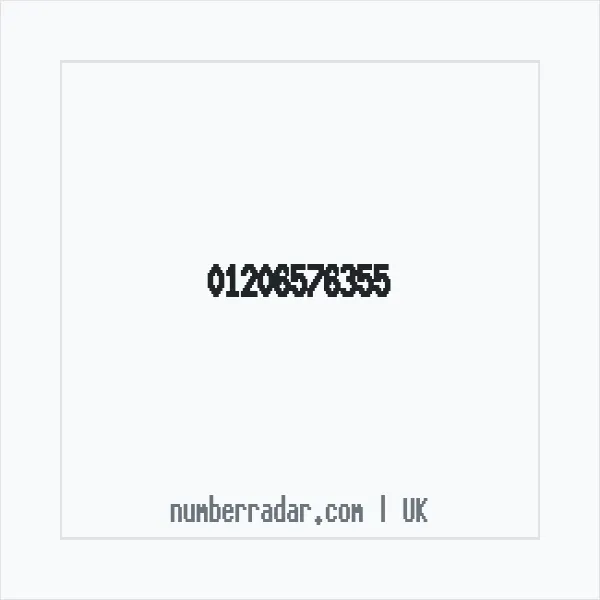 Reverse number check for +44 1206 576355 — who called me?