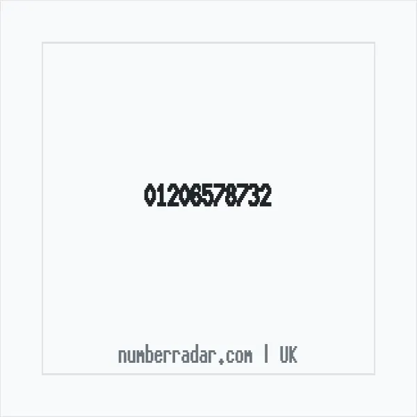 Reverse number check for +44 1206 578732 — who called me?