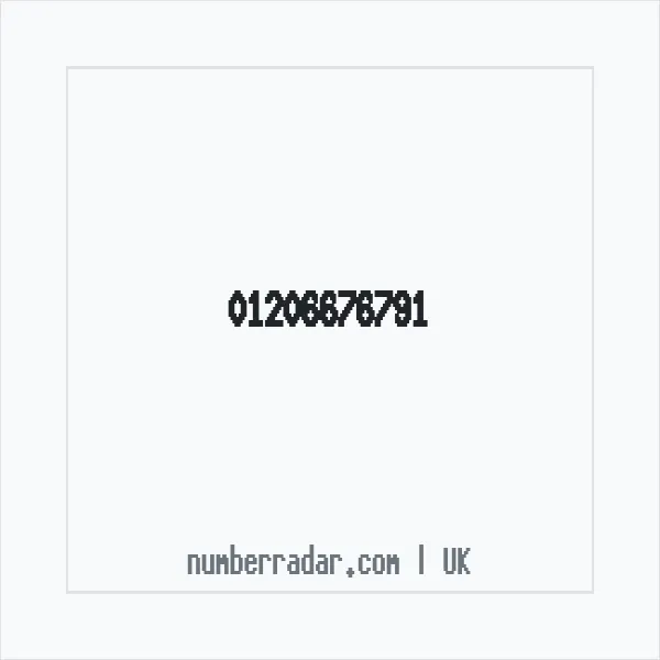 Reverse number check for +44 1206 676791 — who called me?