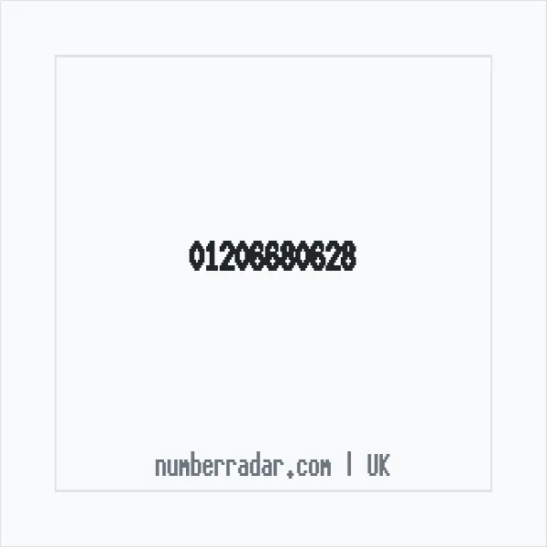 Reverse number check for +44 1206 680628 — who called me?
