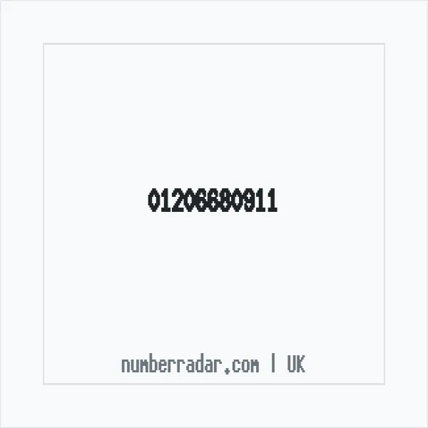 Reverse number check for +44 1206 680911 — who called me?