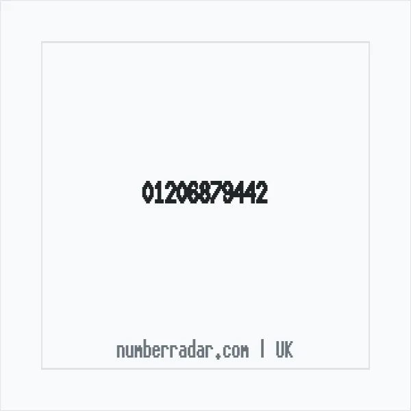 Reverse number check for +44 1206 879442 — who called me?