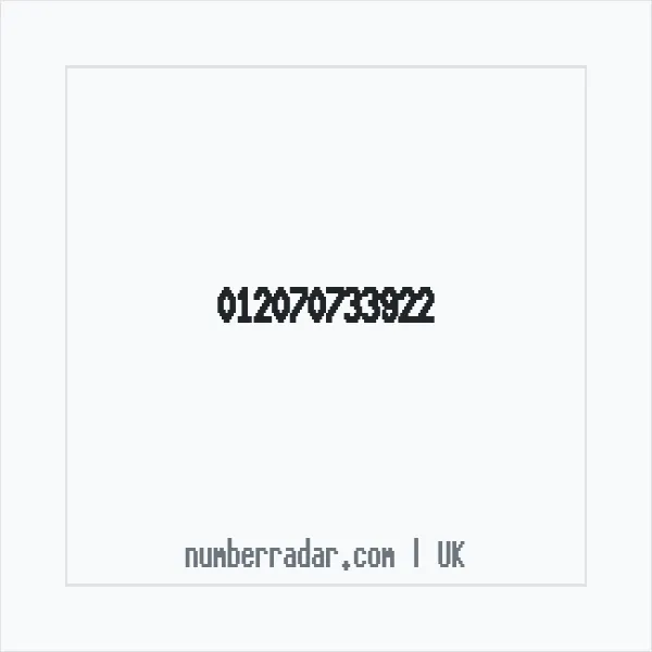 Reverse number check for +44 (1207) 073-392 — who called me?