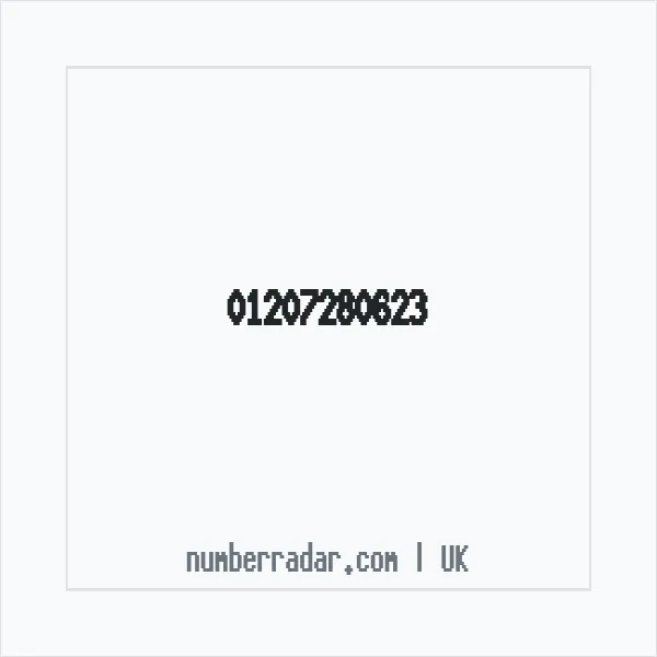 Reverse number check for +44 1207 280623 — who called me?