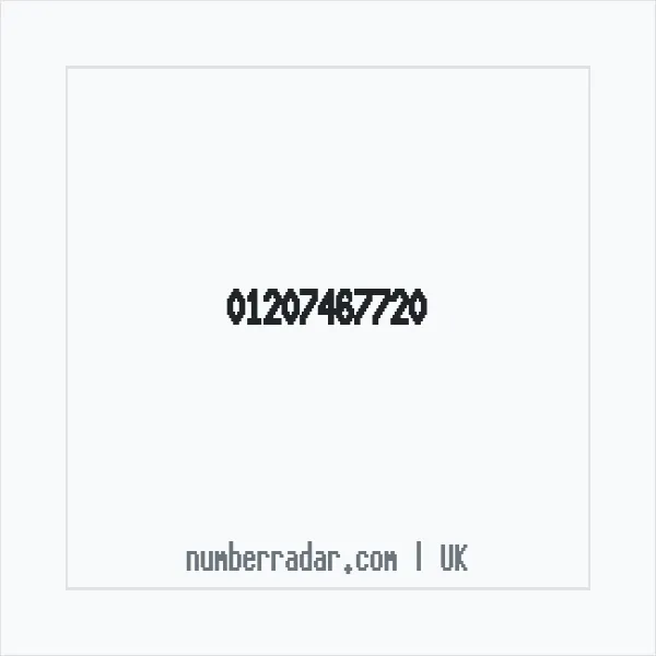 Reverse number check for +44 1207 467720 — who called me?