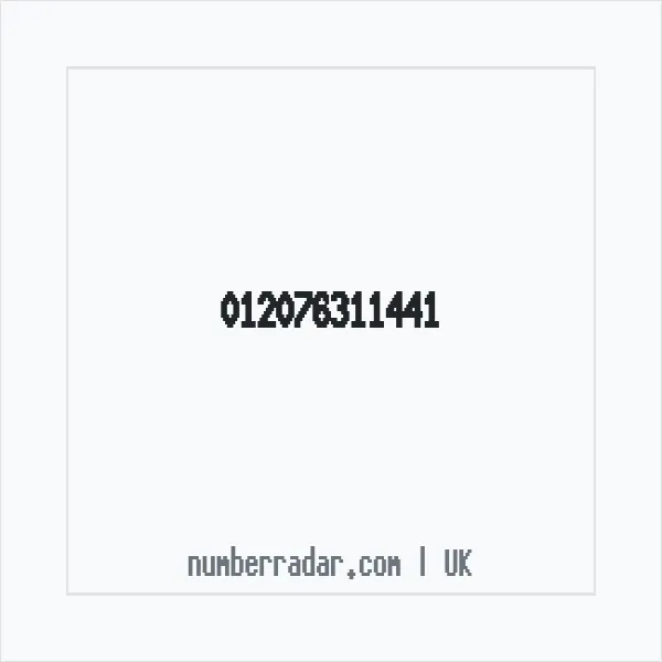Reverse number check for +44 (1207) 631-144 — who called me?