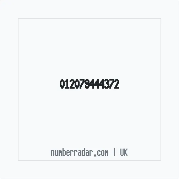 Reverse number check for +44 (1207) 944-437 — who called me?