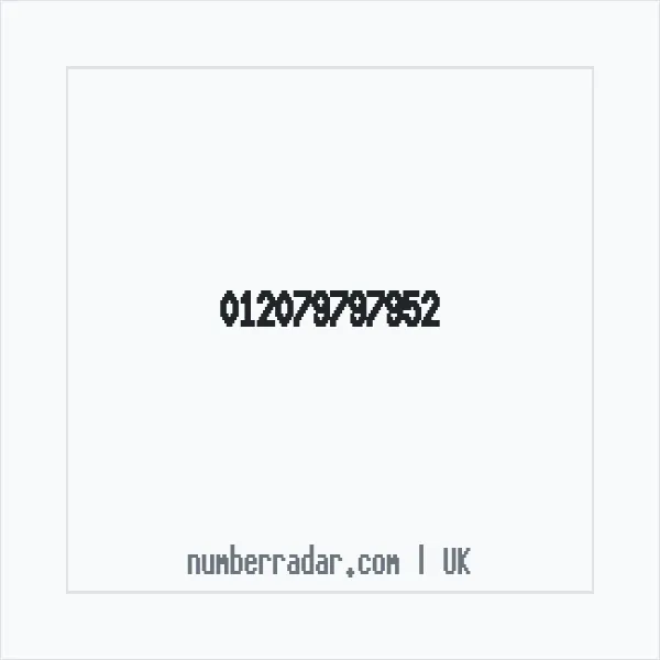 Reverse number check for +44 (1207) 979-795 — who called me?