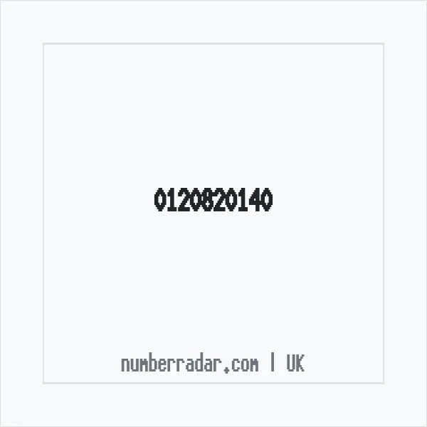 Reverse number check for +44 120820140 — who called me?