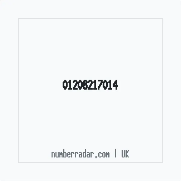 Reverse number check for +44 1208 217014 — who called me?