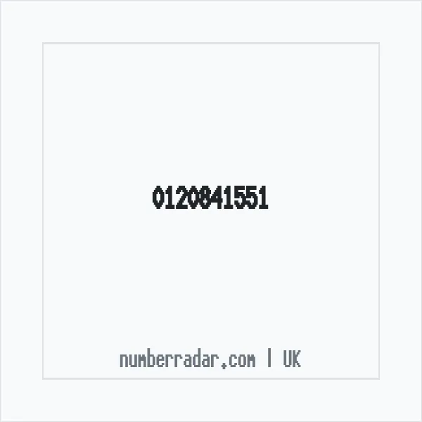 Reverse number check for +44 120841551 — who called me?