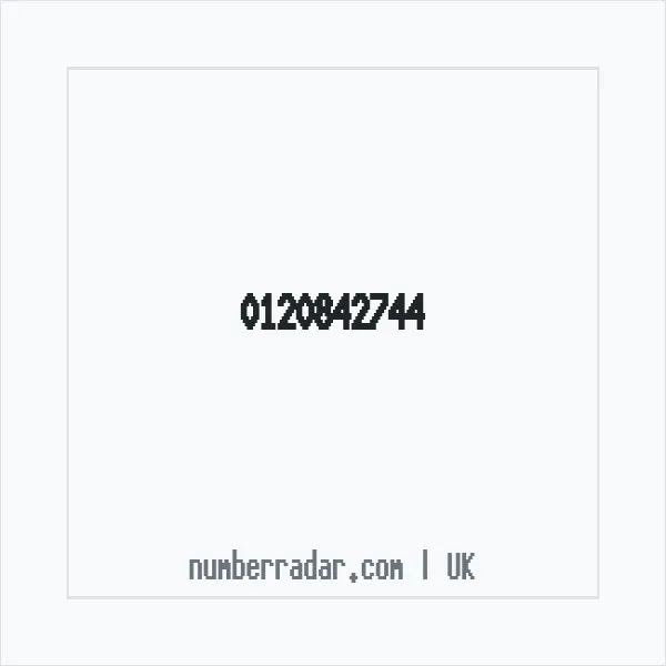 Reverse number check for +44 120842744 — who called me?