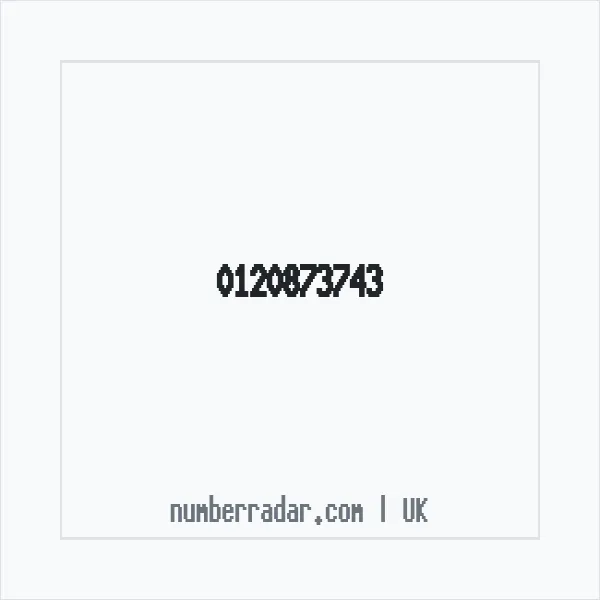 Reverse number check for +44 120873743 — who called me?
