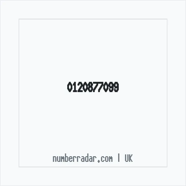 Reverse number check for +44 120877099 — who called me?