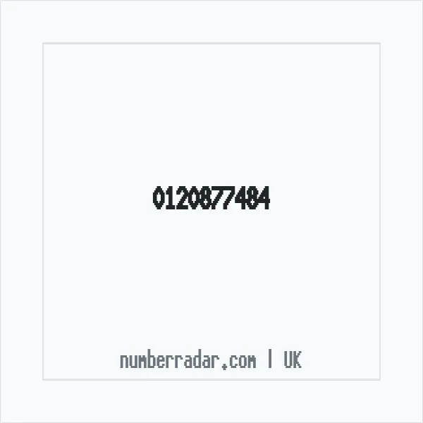 Reverse number check for +44 120877484 — who called me?