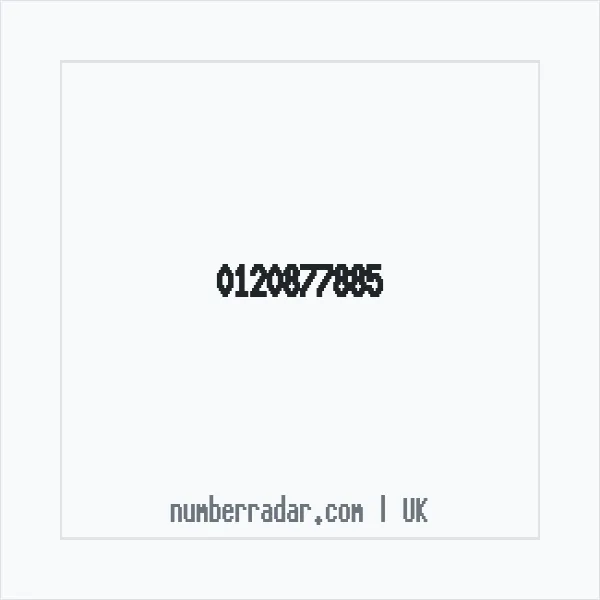 Reverse number check for +44 120877885 — who called me?