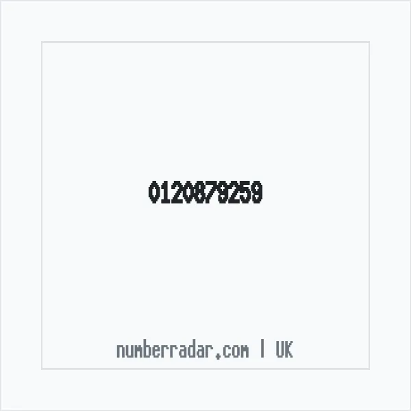 Reverse number check for +44 120879259 — who called me?
