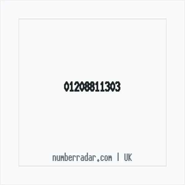 Reverse number check for +44 1208 811303 — who called me?