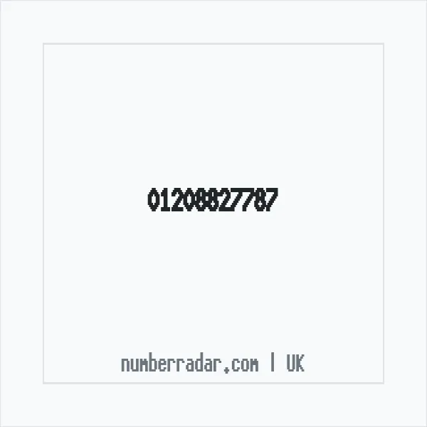Reverse number check for +44 1208 827787 — who called me?