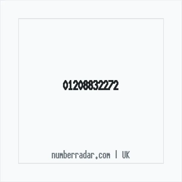 Reverse number check for +44 1208 832272 — who called me?