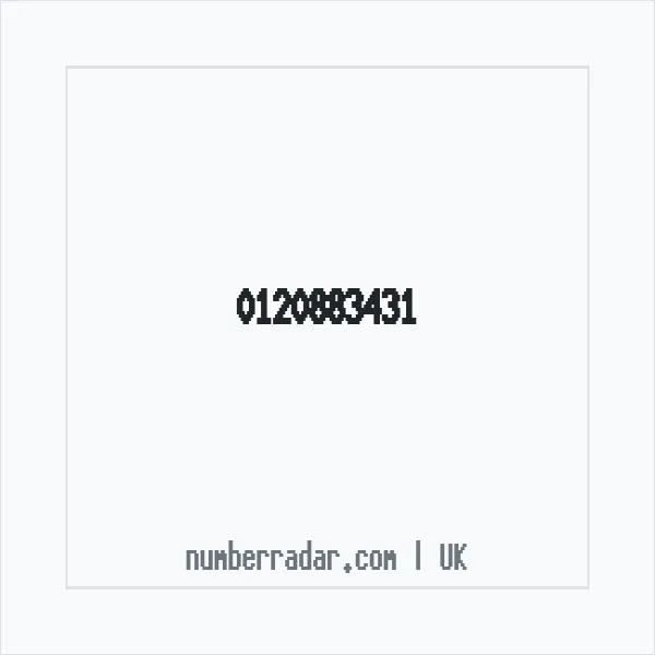 Reverse number check for +44 120883431 — who called me?