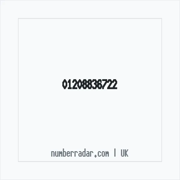 Reverse number check for +44 1208 836722 — who called me?