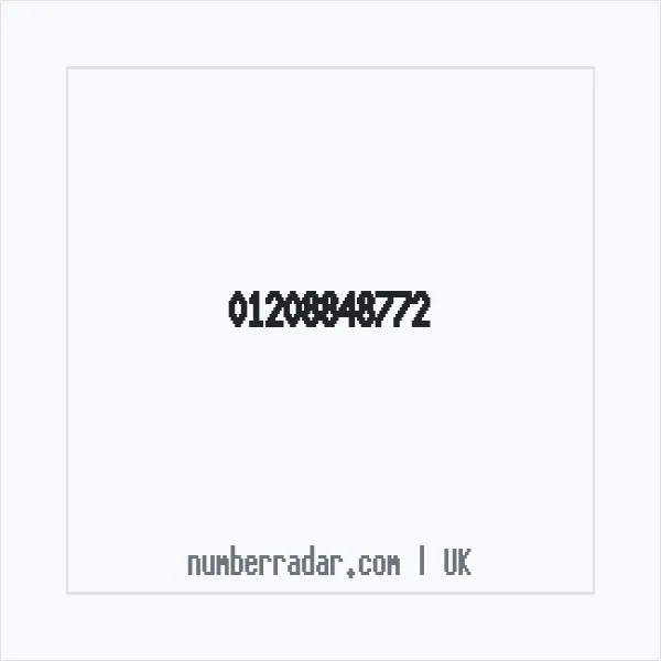 Reverse number check for +44 1208 848772 — who called me?