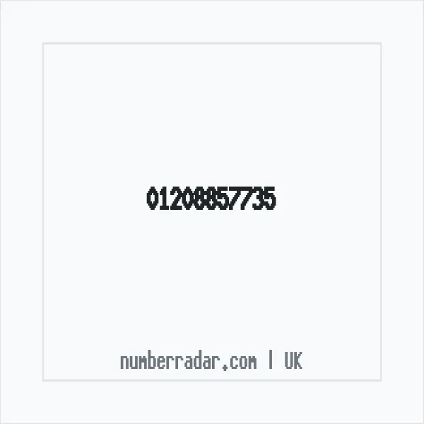 Reverse number check for +44 1208 857735 — who called me?