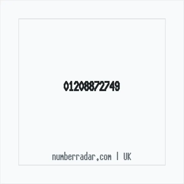 Reverse number check for +44 1208 872749 — who called me?