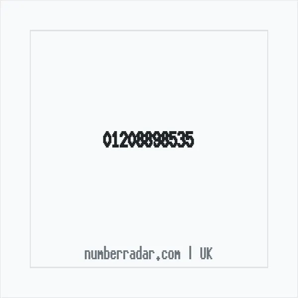 Reverse number check for +44 1208 898535 — who called me?