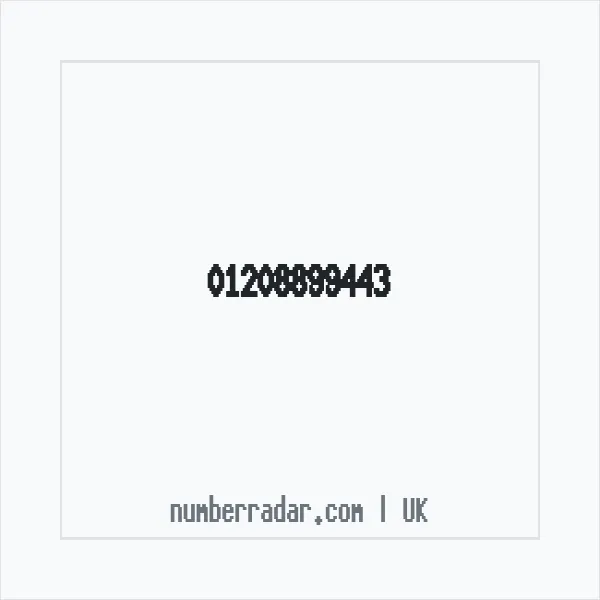 Reverse number check for +44 1208 899443 — who called me?