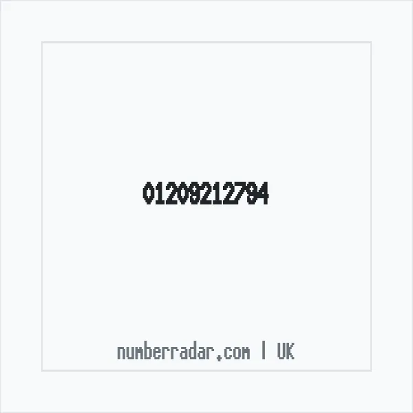 Reverse number check for +44 1209 212794 — who called me?