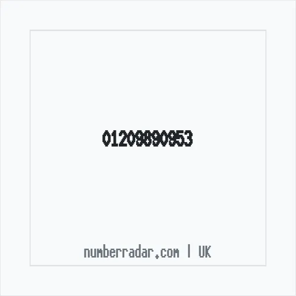 Reverse number check for +44 1209 890953 — who called me?