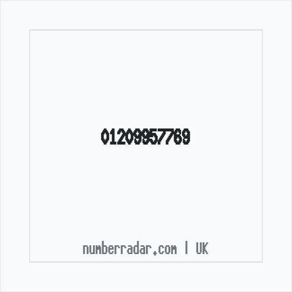 Reverse number check for +44 1209 957769 — who called me?