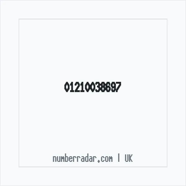 Reverse number check for +44 121 003 8697 — who called me?