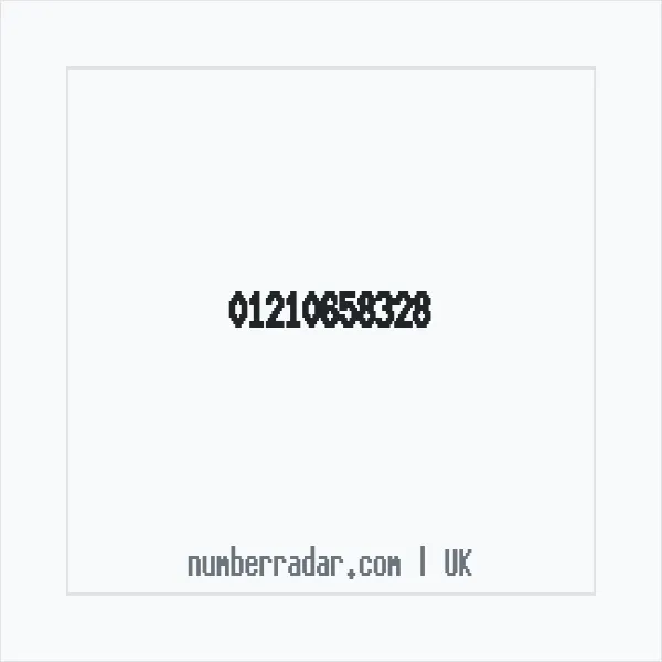 Reverse number check for +44 121 065 8328 — who called me?