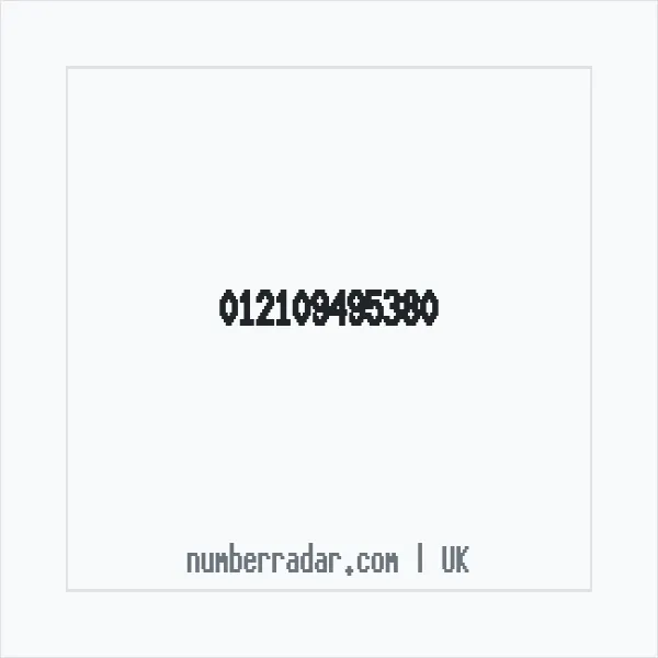 Reverse number check for +44 (1210) 949-538 — who called me?