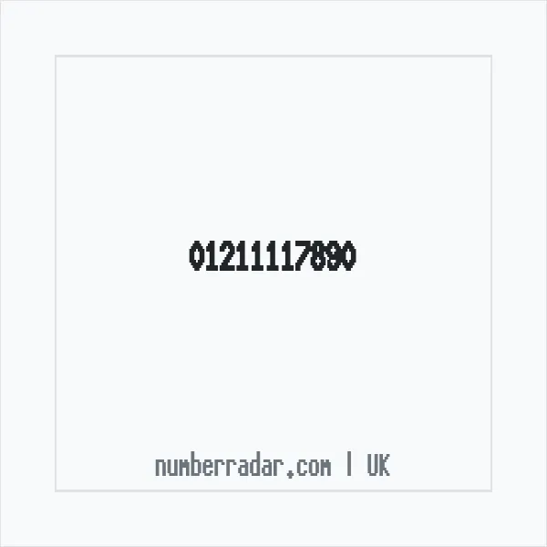 Reverse number check for +44 121 111 7890 — who called me?