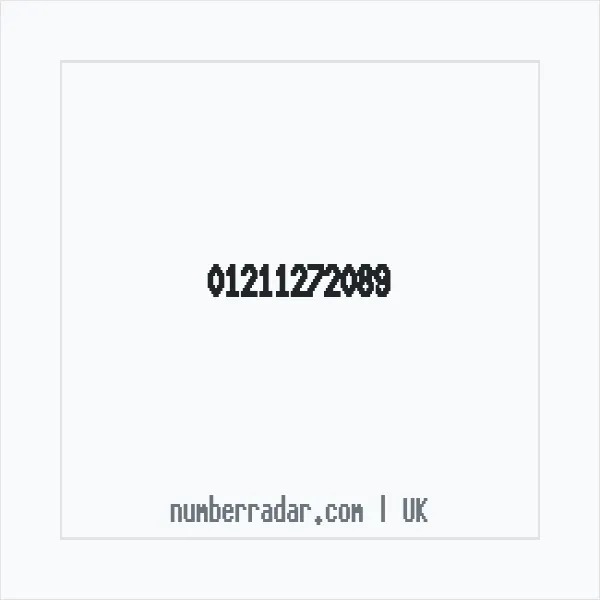 Reverse number check for +44 121 127 2089 — who called me?