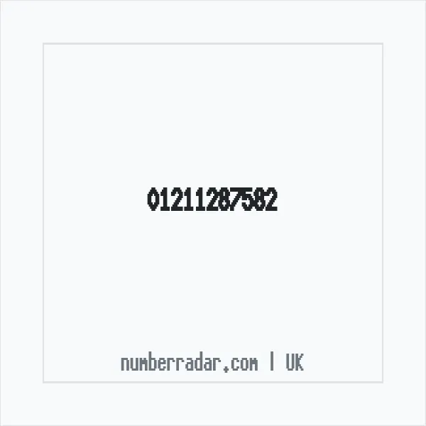 Reverse number check for +44 121 128 7582 — who called me?